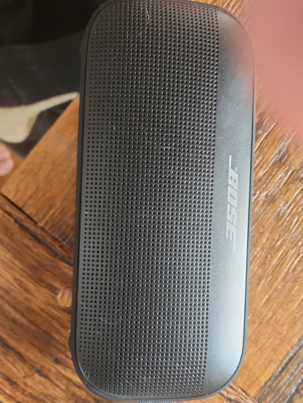 Bose Portable Speaker in Black and Silver Accents